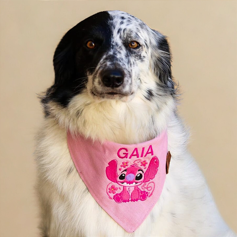 Bandana pet Angel com nome opcional