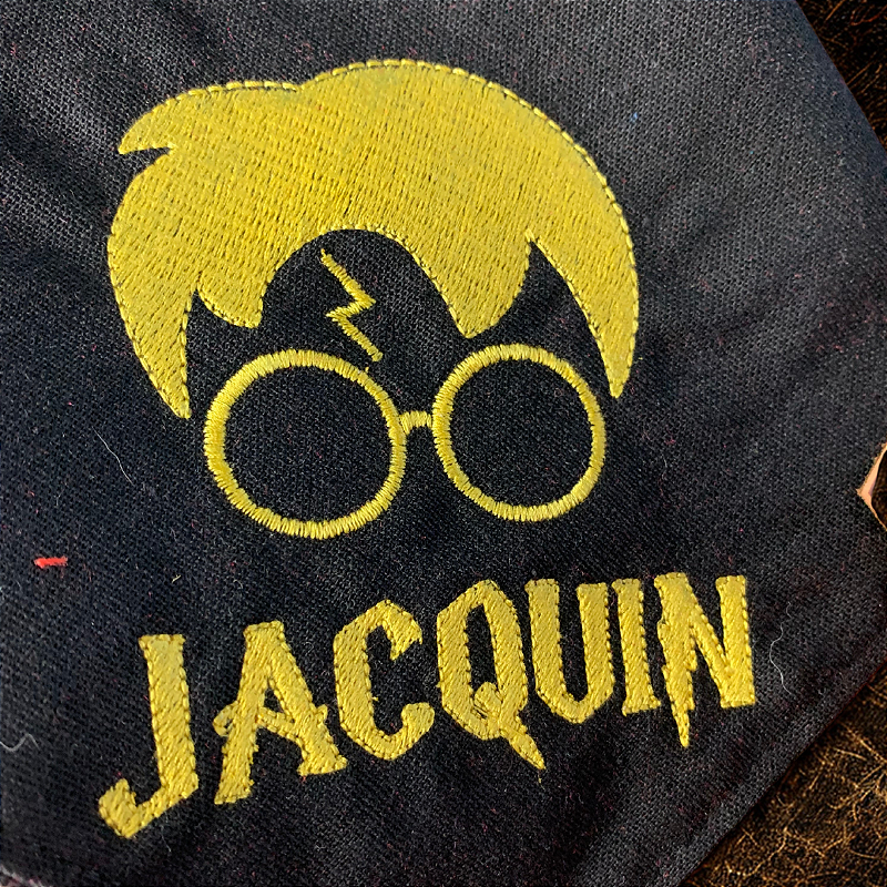 Bandana Harry Potter com seu nome para pet