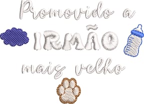 Bandana promovido a irmão mais velho para pet