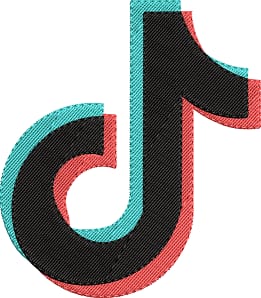 Bandana símbolo TikTok para pet