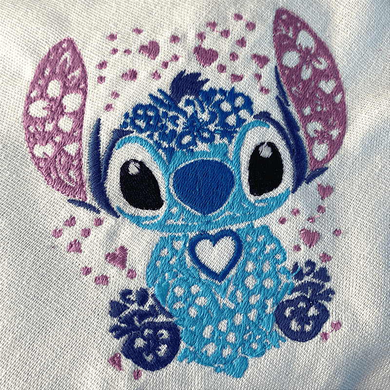 Bandana Stitch Floral para pet