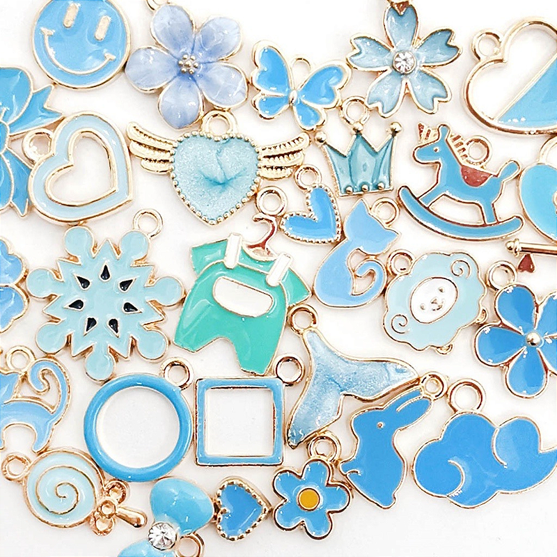 Berloque blue para colar